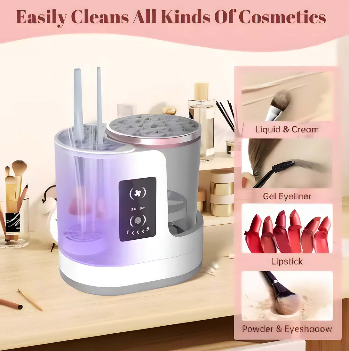 Electric Makeup Brush Cleaner